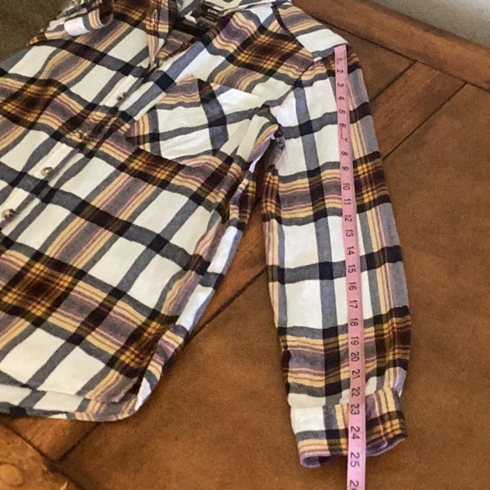 Express Flannel Plaid Top - Picture 9 of 10